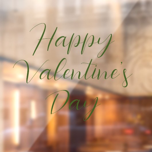 Fijne Valentijnsdag Raamsticker (Vel 2)