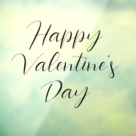 Fijne Valentijnsdag Raamsticker (Vel 3)