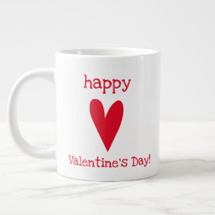 Fijne Valentijnsdag! Red Heart Grote Koffiekop
