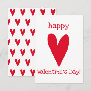 Fijne Valentijnsdag! Red Heart Kaart