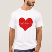 Fijne Valentijnsdag! Red Heart T-shirt (Voorkant)