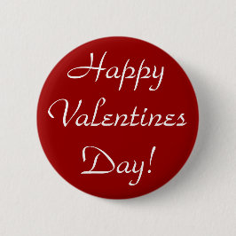 Fijne Valentijnsdag! Ronde Button 5,7 Cm