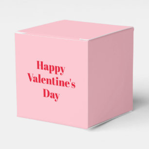 Fijne Valentijnsdag, roze geschenk Bedankdoosjes