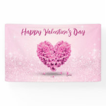 Fijne Valentijnsdag Roze hyacinth Lovely Heart