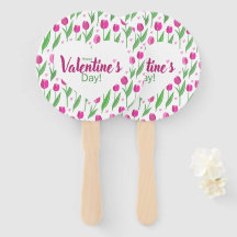 Fijne Valentijnsdag Roze Tulpen