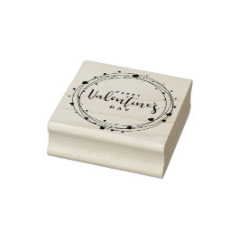 Fijne Valentijnsdag Rubberstempel