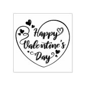 Fijne Valentijnsdag Rubberstempel (Afrduk)