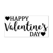 Fijne Valentijnsdag Rubberstempel (Afrduk)