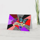 Fijne Valentijnsdag schat | Graffiti Kunst Kaart (Voorkant)