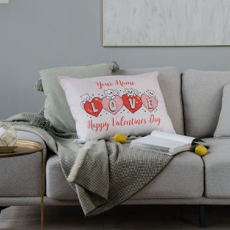 Fijne Valentijnsdag, Schattigee katten met harten Kussen