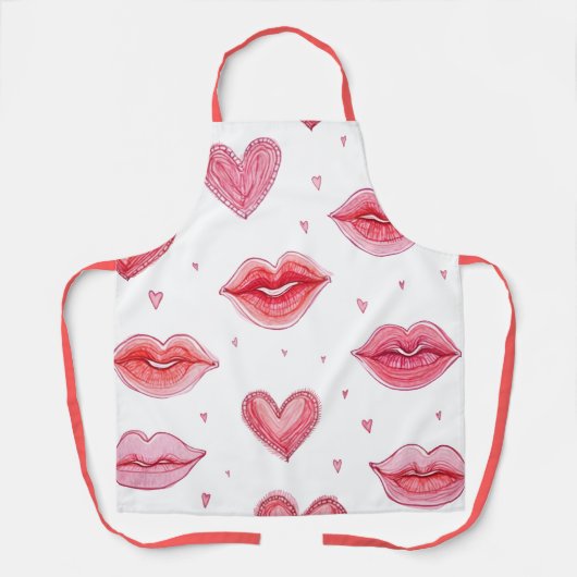 Fijne Valentijnsdag! Schort (Voorkant)