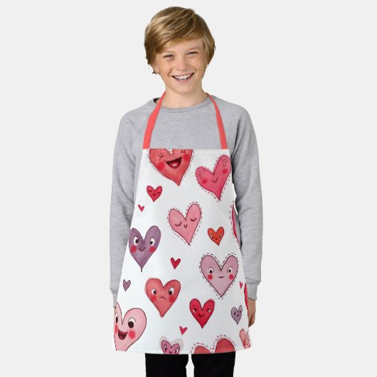 Fijne Valentijnsdag! Schort (Gedragen)