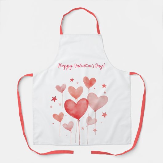 Fijne Valentijnsdag! Schort (Voorkant)