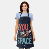 Fijne Valentijnsdag! Schort (Gedragen)