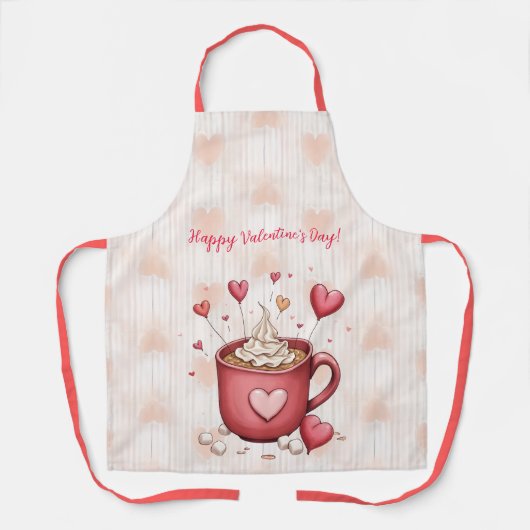 Fijne Valentijnsdag! Schort (Voorkant)