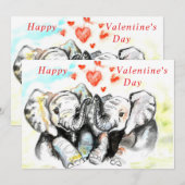 Fijne Valentijnsdag - Schudweesjes - Romantisch (Voorkant / Achterkant)