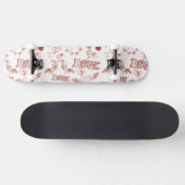 Fijne Valentijnsdag Skateboard (Horizontaal)