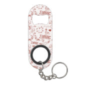 Fijne Valentijnsdag Sleutelhanger Flessenopener (Achterkant)