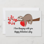 Fijne Valentijnsdag Slote platte kaart (Voorkant)