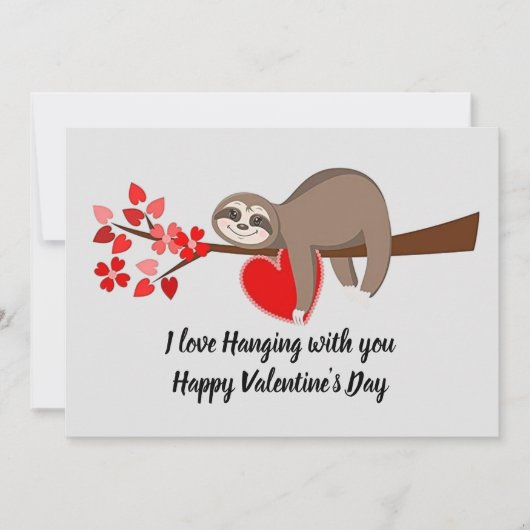 Fijne Valentijnsdag Slote platte kaart (Voorkant)