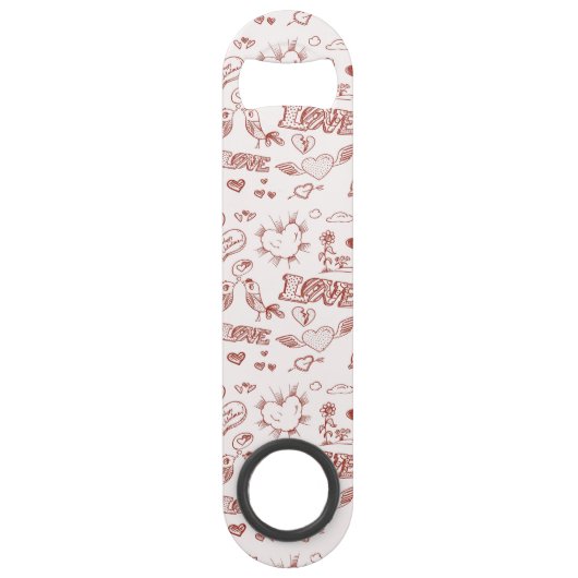 Fijne Valentijnsdag Speed Flessenopener (Voorkant)