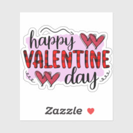 Fijne Valentijnsdag sticker