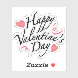 Fijne Valentijnsdag sticker