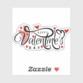 Fijne Valentijnsdag sticker (Vel)