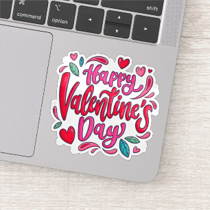 Fijne Valentijnsdag sticker