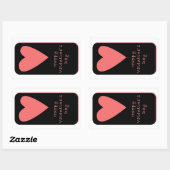 Fijne Valentijnsdag Sticker | Roze Hart Liefde (Vel)