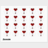 Fijne Valentijnsdag Stickers (Vel)
