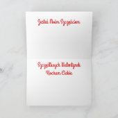 Fijne Valentijnsdag+Szczęśliwych Walentynek Kaart (Binnen)