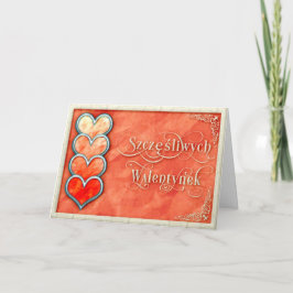Fijne Valentijnsdag+Szczęśliwych Walentynek Kaart