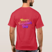 Fijne Valentijnsdag T-Shirt (Achterkant)