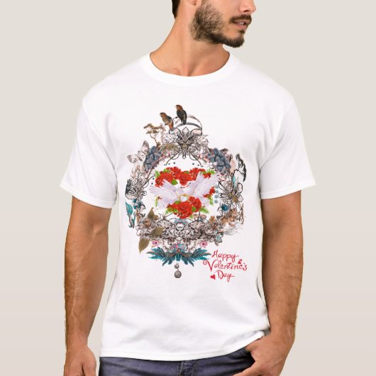 Fijne valentijnsdag t-shirt (Voorkant)
