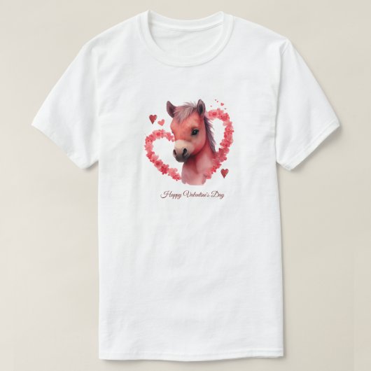 Fijne Valentijnsdag T-Shirt (Design voorkant)