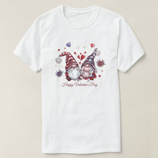 Fijne Valentijnsdag T-Shirt (Design voorkant)