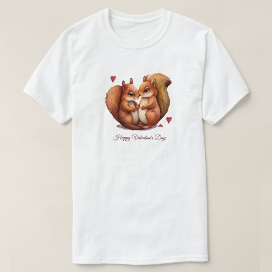 Fijne Valentijnsdag T-Shirt (Design voorkant)