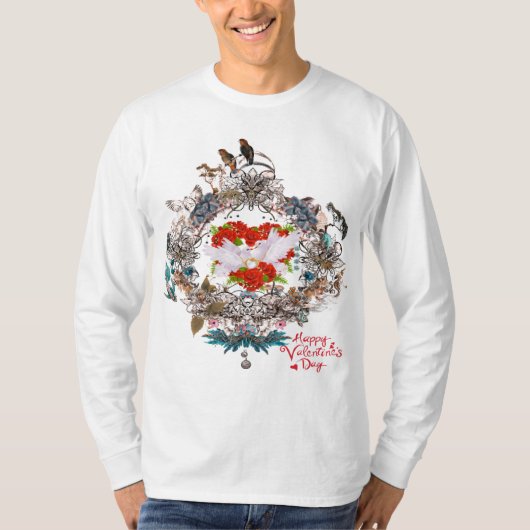 Fijne valentijnsdag t-shirt (Voorkant)