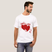 Fijne valentijnsdag T-shirt (Voorkant volledig)