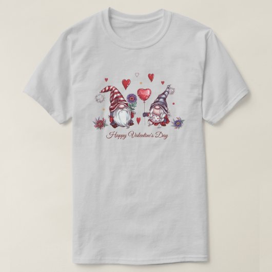 Fijne Valentijnsdag T-Shirt (Design voorkant)
