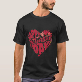 Fijne Valentijnsdag T-shirt – Schattige Romantisch