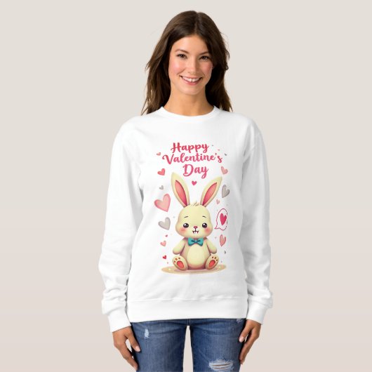 "Fijne Valentijnsdag T-shirts | Schattige en roman (Voorkant volledig)