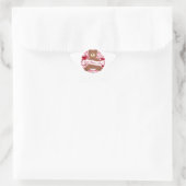 Fijne Valentijnsdag! Teddy Bear Ster Sticker (Tas)