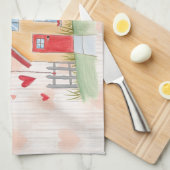 Fijne Valentijnsdag! Theedoek (Quarter Fold)