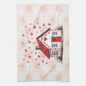 Fijne Valentijnsdag! Theedoek (Verticaal)