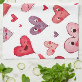 Fijne Valentijnsdag! Theedoek (Gevouwen)