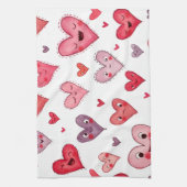 Fijne Valentijnsdag! Theedoek (Verticaal)