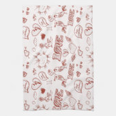 Fijne Valentijnsdag Theedoek (Verticaal)