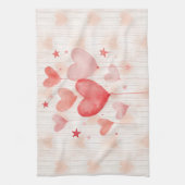 Fijne Valentijnsdag! Theedoek (Verticaal)